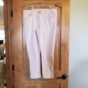 Size 12 light pink Democracy ankle pants